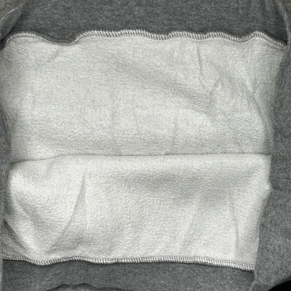 Jordan Hoodie Mens Large Gray Fleece Lined Pullover Jumpman Logo Basketball Nike - Picture 6 of 10